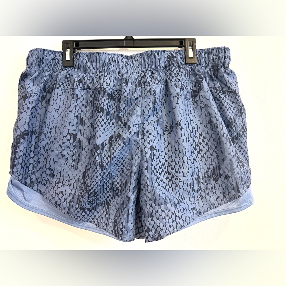 Athletic Works Shorts Womens XXL Blue Running Lightweight Activewear Pockets